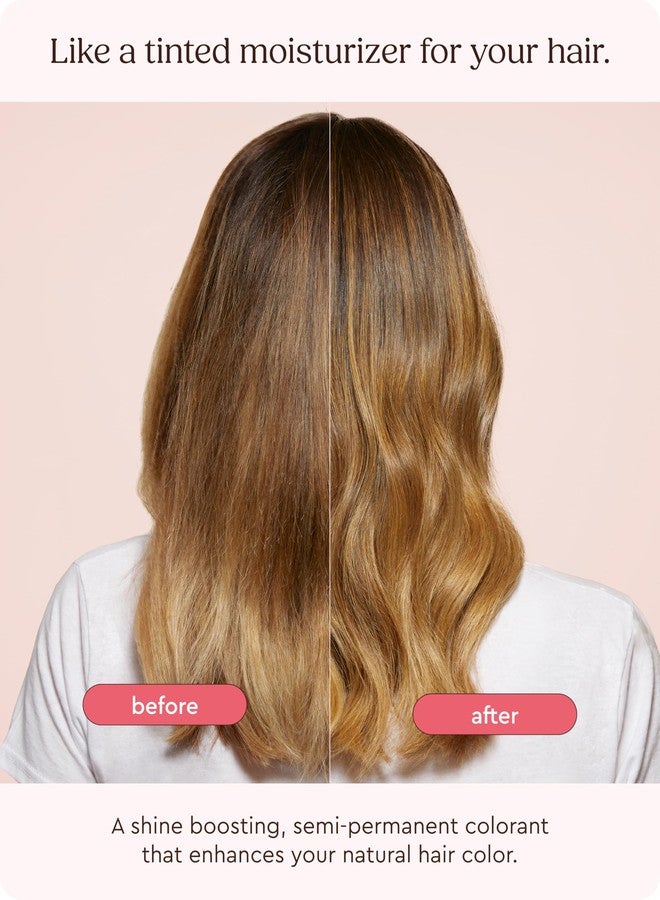 Glaze Super Gloss Color Conditioning Gloss - Caramel Lights for Medium to Dark Brown Hair with Highlights - Rinse Out Semi-Permanent Hair Gloss that Enhances Color and Boosts Shine & Hydration - Image 2