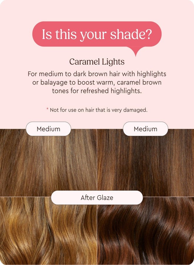 Glaze Super Gloss Color Conditioning Gloss - Caramel Lights for Medium to Dark Brown Hair with Highlights - Rinse Out Semi-Permanent Hair Gloss that Enhances Color and Boosts Shine & Hydration - Image 4