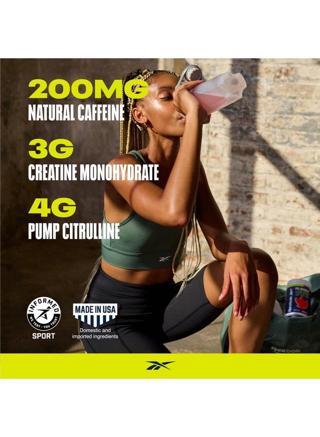 Reebok ReeEnergize Pre-Workout + Creatine | 200MG Caffeine, 3G Creatine, 4G Citrulline | Energy, Focus, Strength | Nitric Oxide Booster | 25 Servings | Watermelon Crush - Image 2