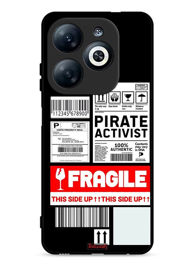 Tolwak Infinix Smart 8 4G Protective Case Cover Private Activist Fragile Sticker - Image 1