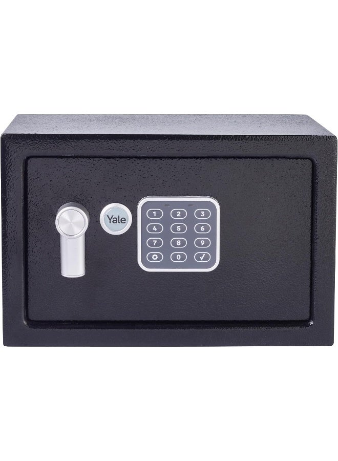 Yale Yale, Small Value Safe Digital Keypad with LED Light Indicators 20 x 31 x 20 cm, Black Finish, 8.6 Liter Capacity  - Image 1