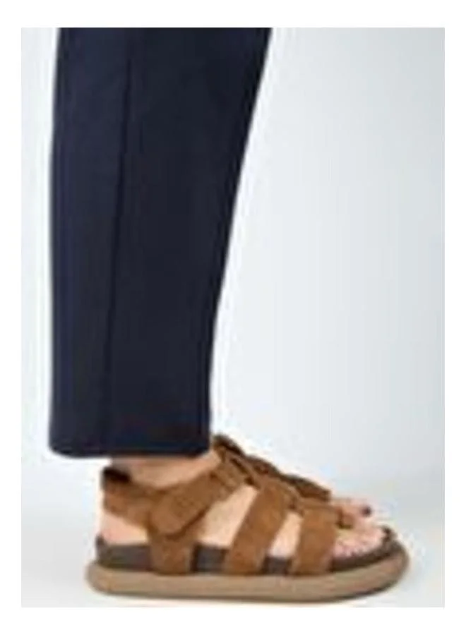 Capra Women's Genuine Leather Strap strap Taba Sandal.