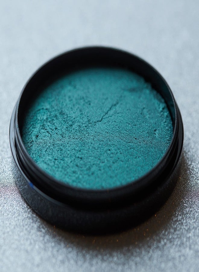 Cosmic Moon Metallic Pro Face & Body Paint Cake Pots Green - Professional Water Based Face Paint Makeup for Adults, Kids - 1.26oz - Image 3