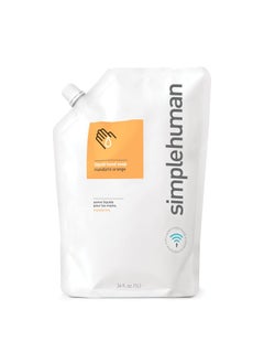 simplehuman simplehuman Mandarin Orange Moisturizing Liquid Hand Soap Refill Pouch 34 Fl Oz 