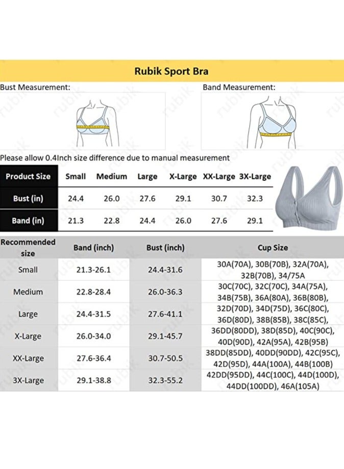 Rubik Nursing Bra for Women, Rubik Breast Feeding Maternity Front Button Closure Seamless Removeable Padded Smooth Wireless Pregnancy Sleeping Bra (X-Large) Coral  - Image 4