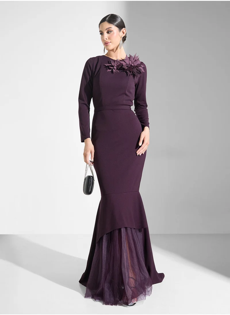 ايرا Long Sleeve Maxi Dress