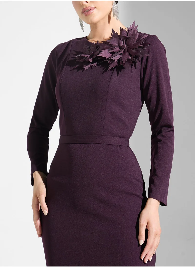 ايرا Long Sleeve Maxi Dress