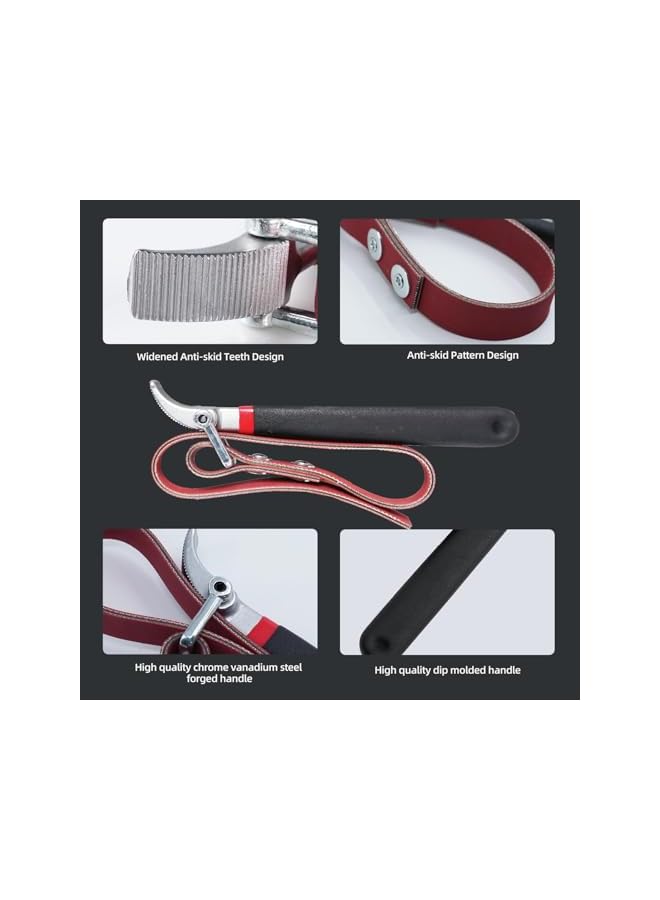 PROMASS promass 9" Strap Wrench for Plumbing, Non-Slip Control with Durable Design, Heavy Duty Belt Wrench for Versatile Plumbing Performance  - Image 2
