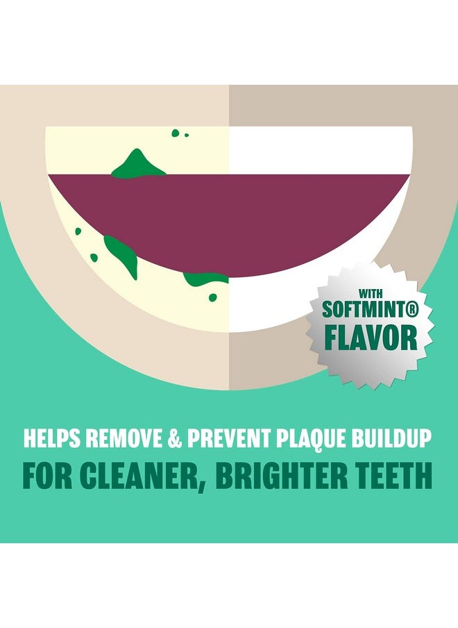 Listerine Plax Advanced PreBrushing Dental Rinse, Soft Mint, 24 Ounce  - Image 3