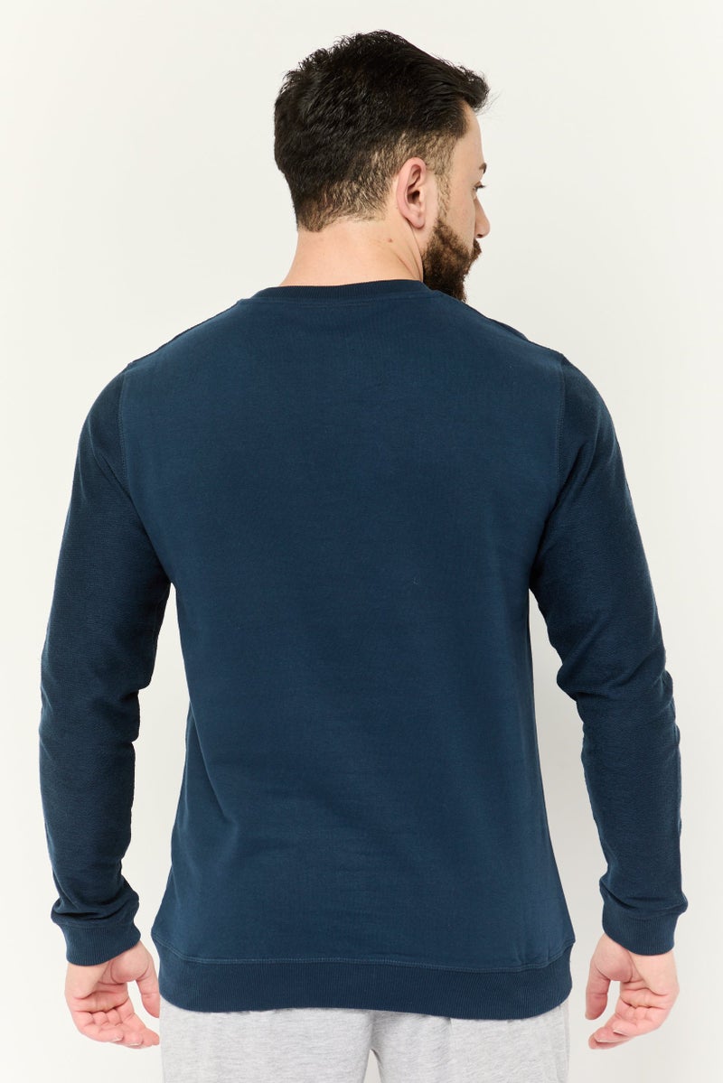 Liverpool Men Sportswear Fit Long Sleeve Training Sweatshirt, Navy - Image 4