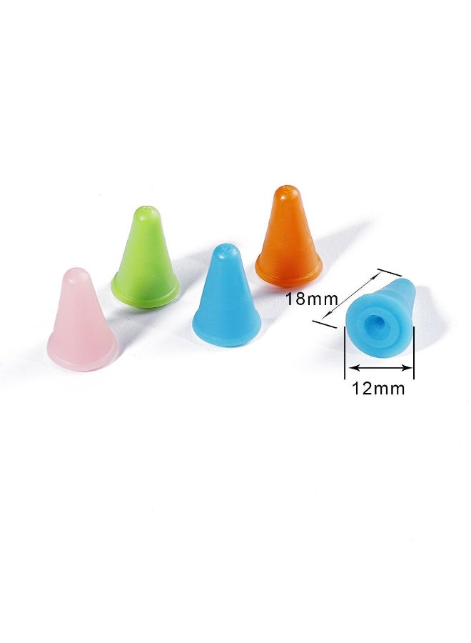 Generic 10pcs Rubber Cone Shape Knit Knitting Needles Cap Tips Point Protectors For Knitting Craft Sewing Accessories - Image 1