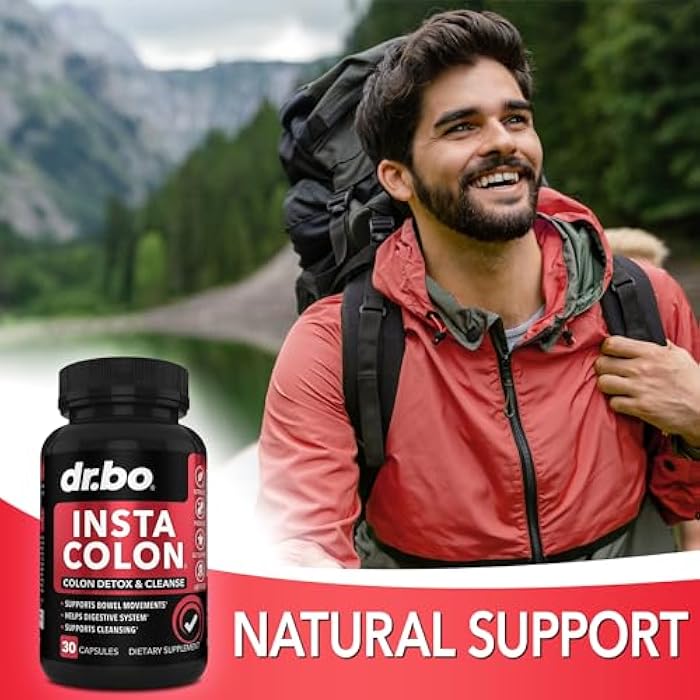 dr.bo Colon Cleanser Detox for Weight Flush - 15 Day Colon Cleanse Pills Poop for Women Men - Fast Natural Laxative, Bowel Movement Supplements Intestinal Health Body Flush Stomach Bloating Gut Loss Support - Image 5