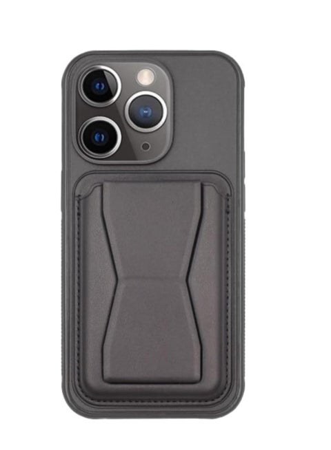 Leather Case Compatible for iPhone 15 pro max Shockproof Leather Back Card Storage & case built-in Stand PU leather for a stylish look,...