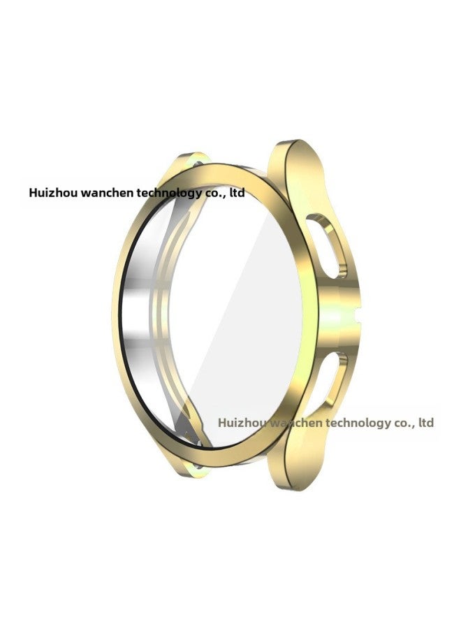 Protective Case For Samsung Galaxy Watch 4 Classic Watch4 TPU Plated Half Case-Color:Transparent-Exterior Dimension:Watch 4 Classic 42mm Half Bag  - Image 3
