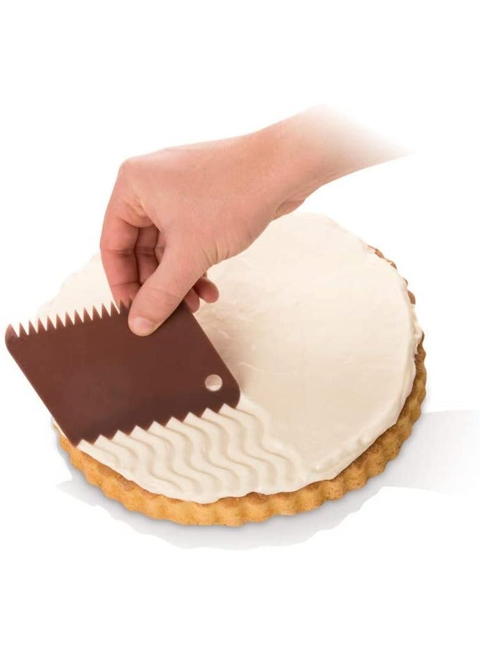 tescoma Delicia 3 Piece Spatula  Home Kitchen Bakeware Baking utensils and Accessories Cake Decorating Tool Decorating Spatula Set - Image 2