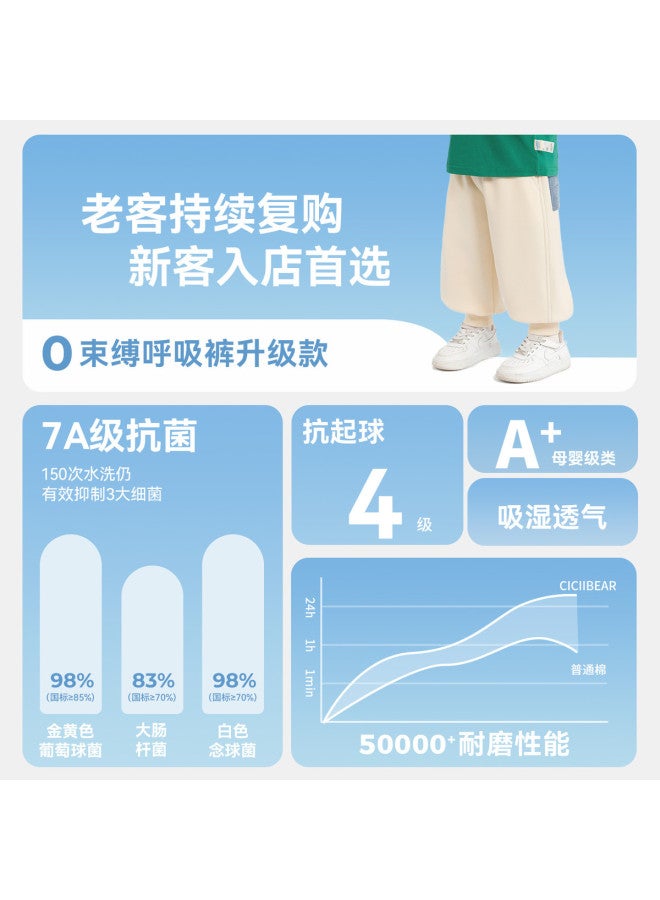 Fashion Week Same Style] Baby Pants Autumn Winter Boys Sweatpants Casual Long Outdoor Children's Sportswear Girls - Image 4