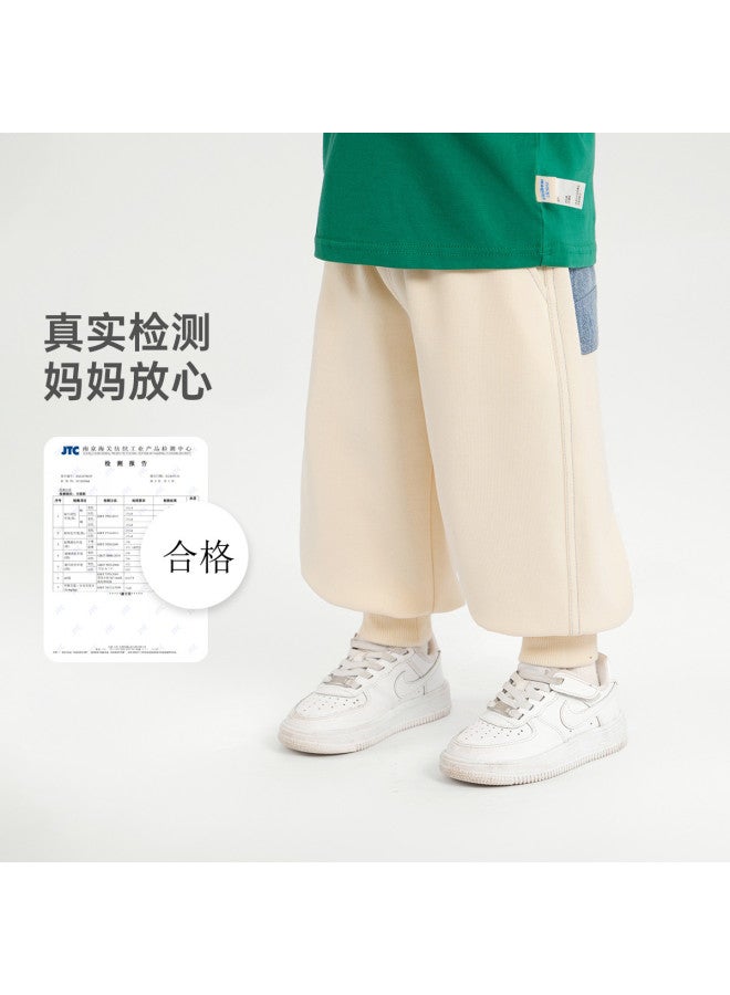 Fashion Week Same Style] Baby Pants Autumn Winter Boys Sweatpants Casual Long Outdoor Children's Sportswear Girls - Image 3