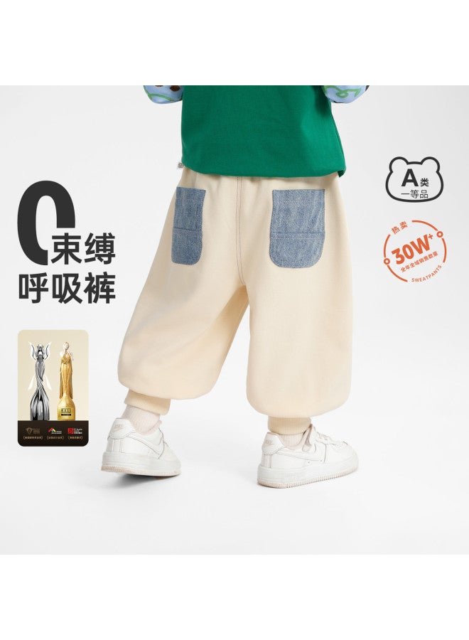 Fashion Week Same Style] Baby Pants Autumn Winter Boys Sweatpants Casual Long Outdoor Children's Sportswear Girls - Image 2