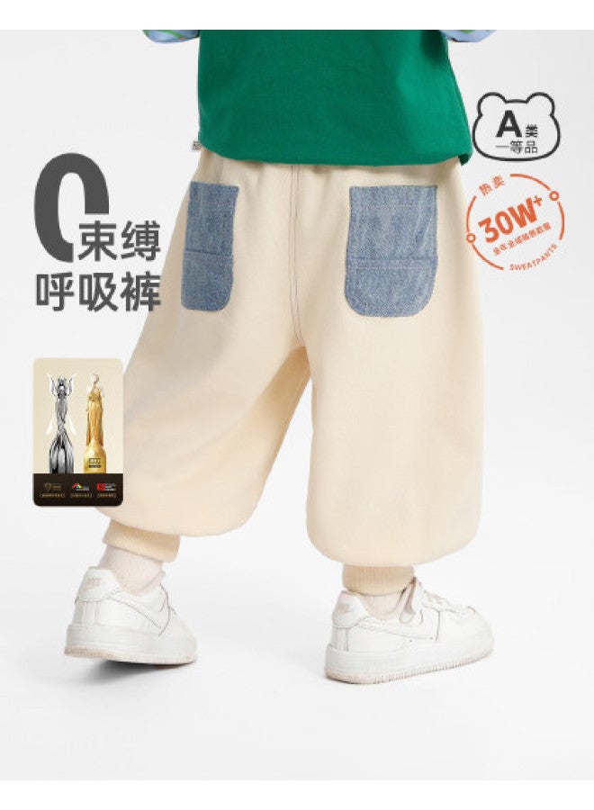 Fashion Week Same Style] Baby Pants Autumn Winter Boys Sweatpants Casual Long Outdoor Children's Sportswear Girls - Image 1