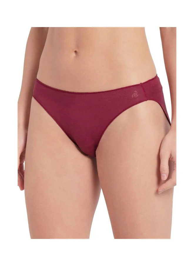 جوكي Jockey 1803 Women Medium Coverage Micro Modal Elastane Stretch Mid Waist Bikini Concealed Waistband and StayFresh Treatment