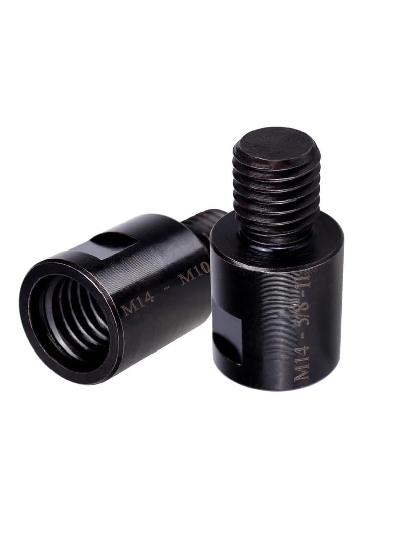 Yakumuz 2PCS Angle Grinder Attachments Adapter, Yakumuz M14 Female to 5/8"-11 / M10 Male Angle Grinder Converter Adapters Interface Connector Thread Adaptor for Rotary Polisher Drill Bit Connecting Tool - Image 4
