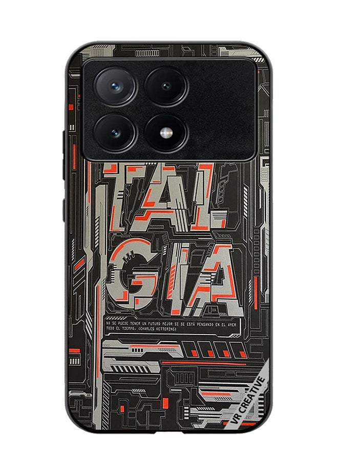 VR CREATIVE Protective Case Cover For Xiaomi Poco X6 Pro Nostalgia Design Multicolour - Image 1