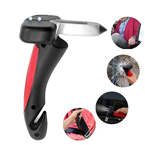 kytaste Multi Function car Emergency Tool for Seniors,Cane Handle,Seatbelt Cutter with Window Breaking Tool - Image 3