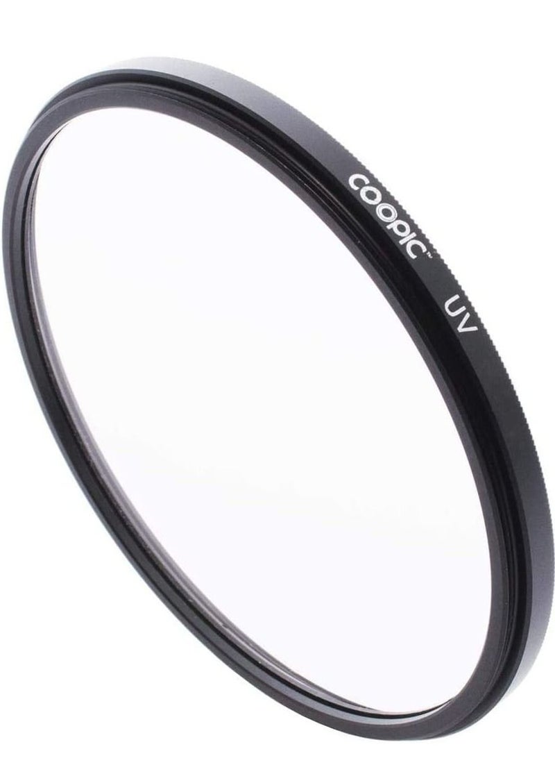 COOPIC 55mm UV Ultra-Violet Filter Lens Protector Compatible with Canon Nikon DSLR Cameras - Image 1