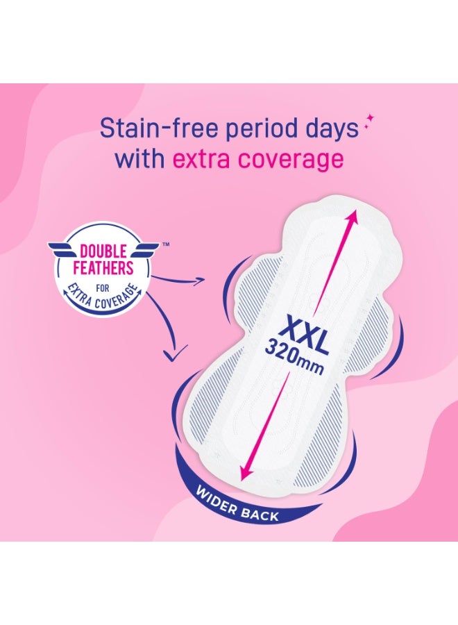 Paree Super Ultra Soft Sanitary Pads, XXL 60 Ultra Period Care Pads (Combo Pack), Super Soft & Rash Free with Quick Absorption Sanitary Pads for women - Image 3