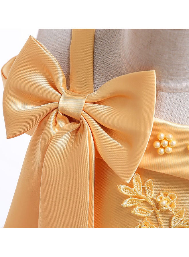 Princess Dress Outfit Beauty For Party Birthday Gift Carnival Kids Cosplay Costume Set 110cm - Image 4