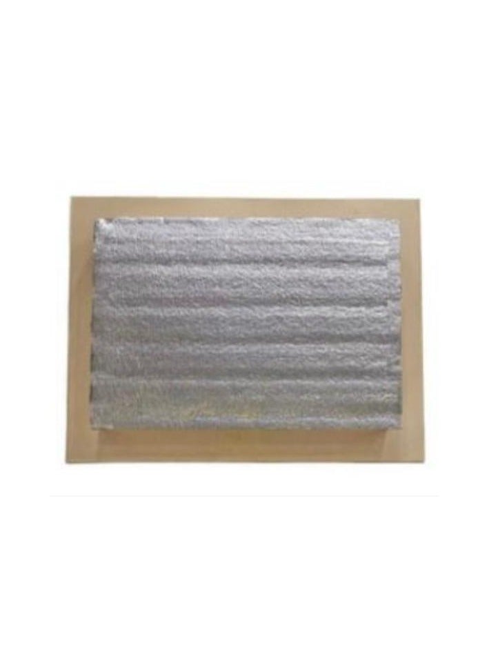 فيرونا غطاء ديكور خشبي لتغطية مكيف هواء النافذة اللون فضي - Image 3