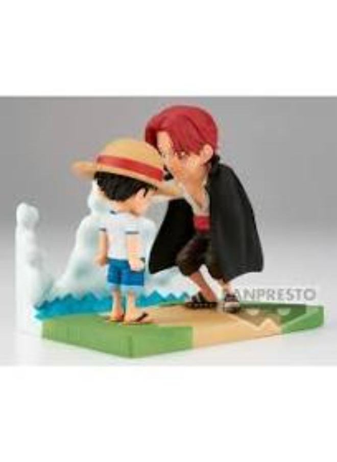 Bandai - Bandai-Banpresto-WCF ONE PIECE WORLD COLLECTABLE FIGURE LOG STORIES-MONKEY.D.LUFF & Shanks - Image 1