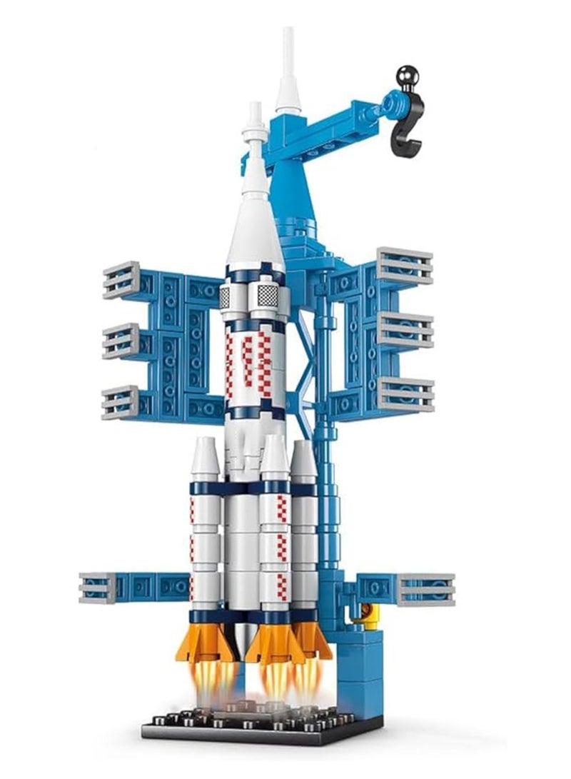 130-Piece Aviation Rocket Building Blocks Toys, Dream Models, Train Hands-On Skills Develop Intelligence And Stimulate Creativity  - Image 2