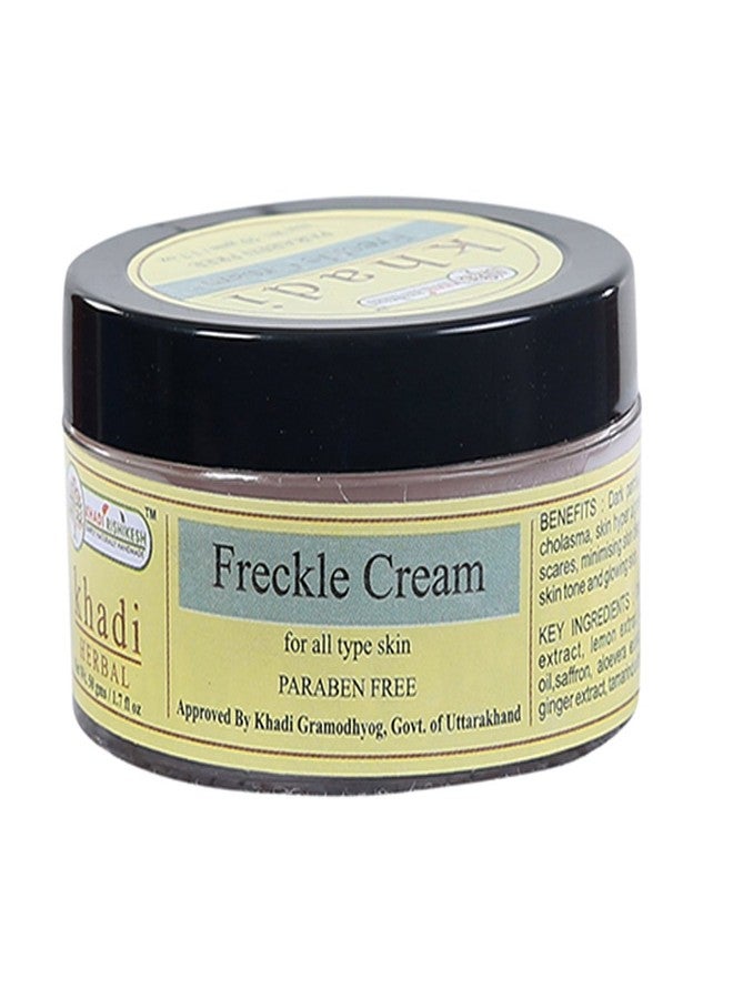 Khadi Rishikesh Herbal Freckle Cream Combo Set Pack Of 3 x 50 gm (150gm) - Image 2