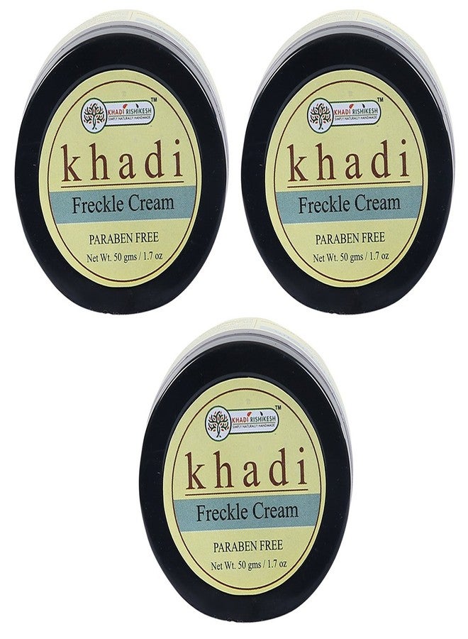 Khadi Rishikesh Herbal Freckle Cream Combo Set Pack Of 3 x 50 gm (150gm) - Image 1