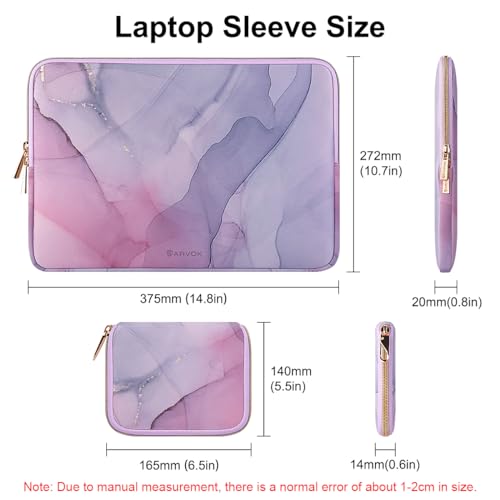 ARVOK 15 15.6 16 inch Laptop Sleeve for MacBook Pro 15 inch/MacBook Pro 16 inch Water-Resistant Laptop Case Notebook Computer/Tablet Pouch Cover for HP/Dell/Lenovo/Asus/Acer/Samsung with Extra Bag - Image 2