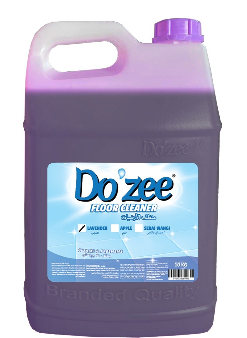Do'zee Lavender Scented Liquid Floor Cleaner, 10 Liters - Image 1