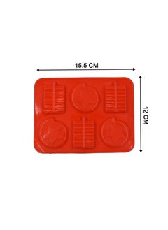 Yanmai Yanmai Flexible Silicone 6-Cavity Chocolate Mold Tray – Non-Stick Baking Mould for Chocolates, Ice Cubes, Cupcakes & Desserts  - Image 3