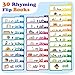 SkilLify Word Family Build Book 30 Read and Rhyme Flip Books Sight Words Flash Cards Kindergarten Learn to Read Phonics Flash Cards Flip Books for Kids Homeschool Preschool Classroom Must Haves - Image 4