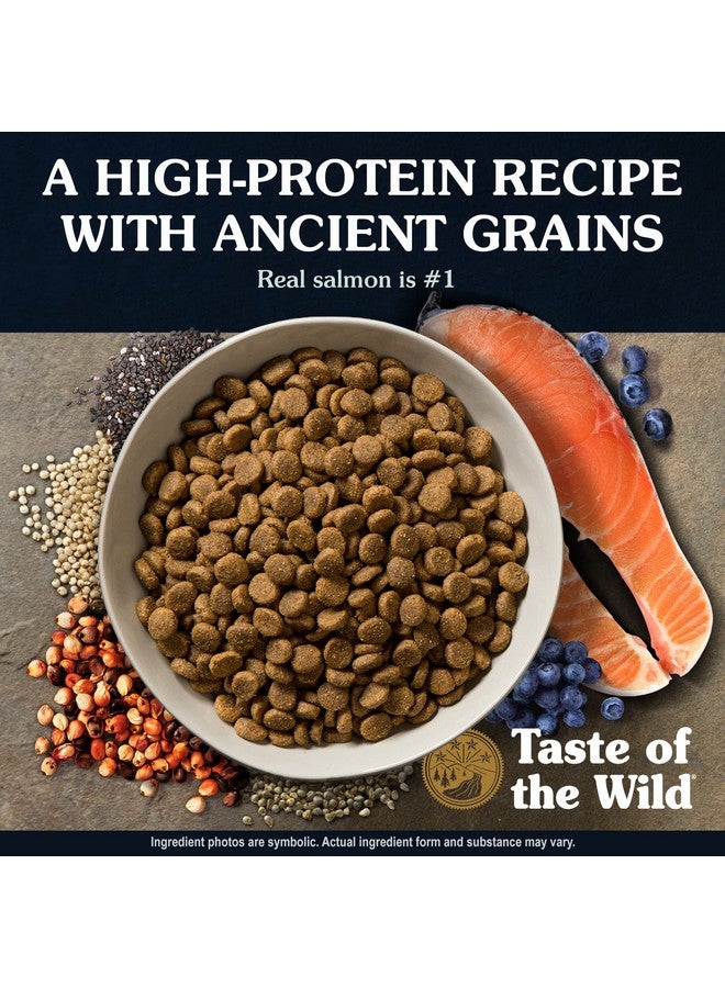 تيست أوف ذا وايلد وصفة طعام الكلاب Ancient Stream مع سمك السلمون بنكهة الدخان والحبوب القديمة 5 رطل - Image 3