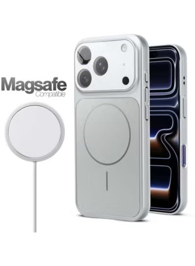 ELTRAZONE iPhone 17 Pro Max Case Compatible with Magsafe Matte Glass Slim Case Anti-Fingerprint Anti-Scratch Camera Lens Protector Shockproof Cover iPhone 17 Pro Max 6.9-inch - Image 2