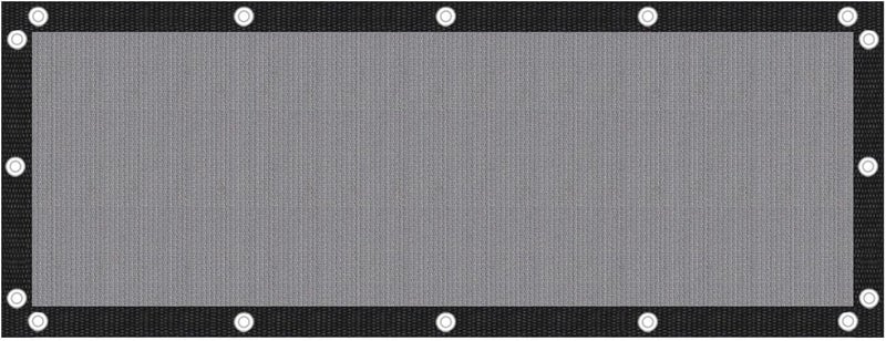 VICLLAX 90% Shade Fabric Sun Shade Cloth Privacy Screen with Reinforced Grommets for Outdoor Patio Garden Pergola Cover Canopy 4x8 FT, Light Grey - Image 1