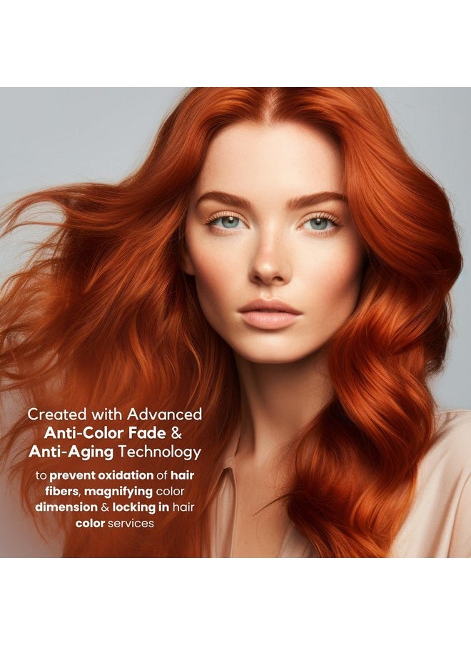 SIMPLY SMOOTH SIMPLY SMOOTH Color Lock Keratin Replenishing Conditioner, 8.5 Fl Oz - Slows Color Fade & Prolongs Hair Service, Sodium Chloride Free, Gently Cleanses, Infused with Collagen, Salon-Quality  - Image 4