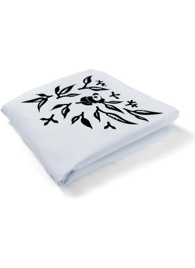 Nanit - Smart Sheets – 100% Cotton Fitted Crib Sheets For Standard Crib, Works With Baby Monitors To Measure Your Baby'S Heightblue - Image 1