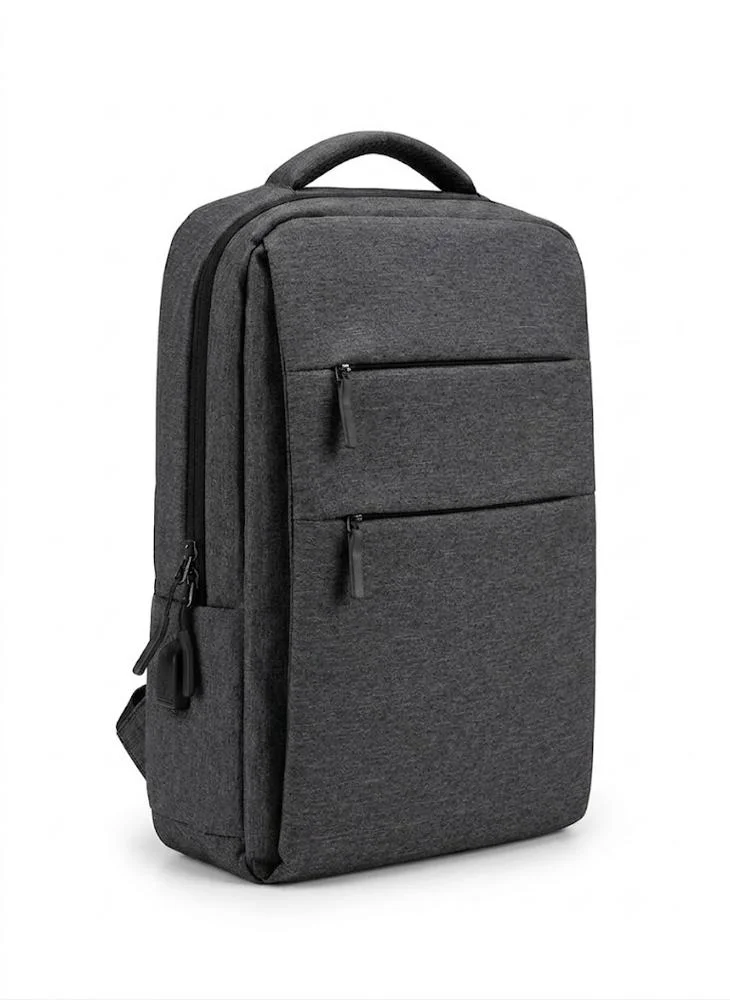 Viny Viny Men's Business Laptop Backpack – Travel Bag with USB Charging Port – Fits 13-inch Laptop – College, Office & Everyday – Dark Grey, Light Grey, Black, Blue