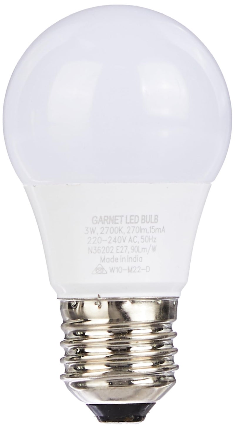 wipro Garnet 3 W E27 Base Clear Candle LED Culb | Warm White (2700K) | Pack of 2 | Clear optics for sparkling effect | LED Filament Bulb for Home, office, chandellior, decorative lamp shade - Image 2