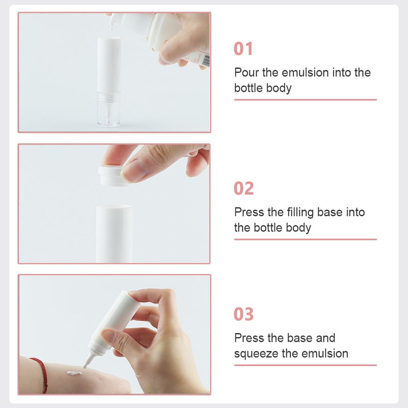 Empty Dropper Bottles, Reusable Plastic Containers with Precise Dropper for DIY Perfume - Image 4