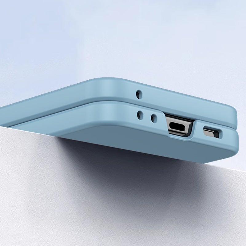 HuHa Case Cover For Xiaomi Mix Flip Three Parts Integrated PC Skin Feel Shockproof Phone Case(White) - Image 5