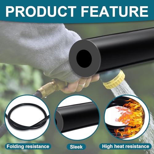 SDZONGES Vacuum Hose Automotive, 5FT ID 1/4"(6mm) Vacuum Hose, 130PSI Max Pressure Silicone Vacuum Tube Black. - Image 5