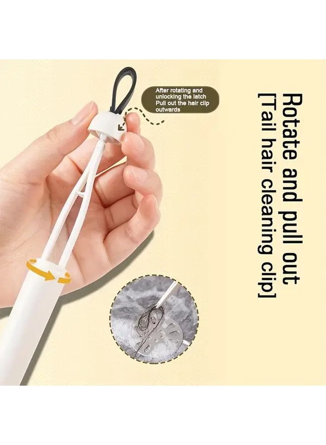 White 3 In 1 Gap Brush For Kitchen Bathroom Cleaning Ergonomic Design For Tight Spaces Sink Countertop Toilet - Image 4